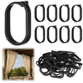 HTQXS 50-Pack Gazebo Curtain Hook Set