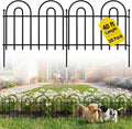 HTQXS 28-Pack Decorative Garden Fence Panel Set