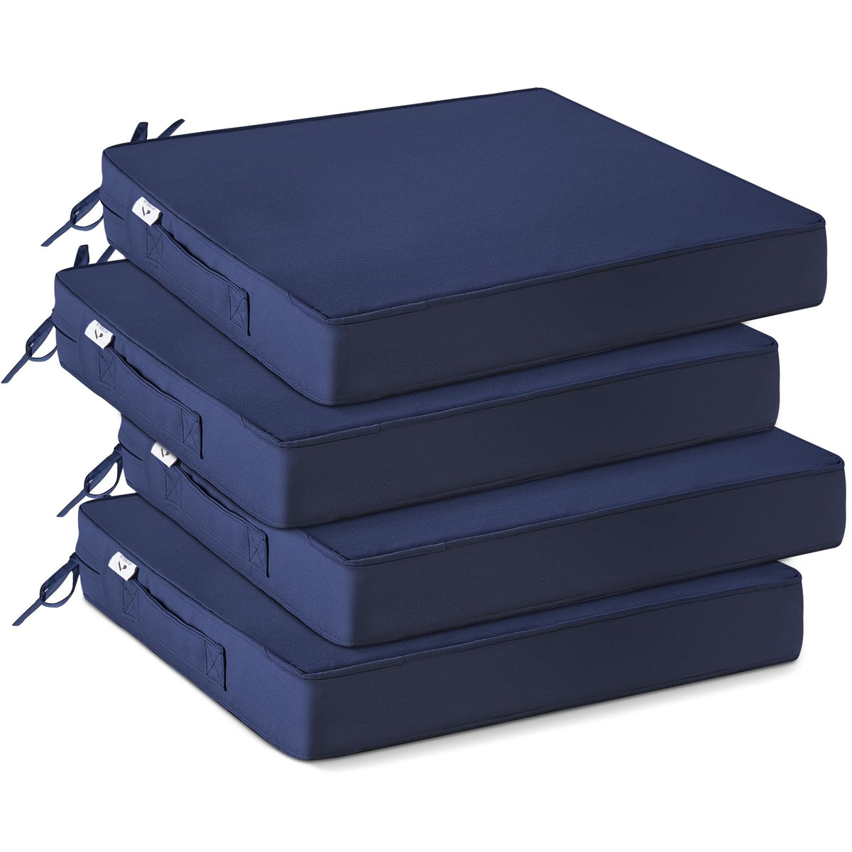 HTQXS 4-Piece Outdoor Chair Cushion Set