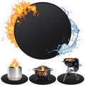 HTQXS 36 Inch Round Fire Pit Mat