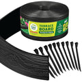 HTQXS 5 Inch by 40 Ft Terrace Board Landscape Edging