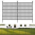 HTQXS No-Dig Outdoor Garden Fence